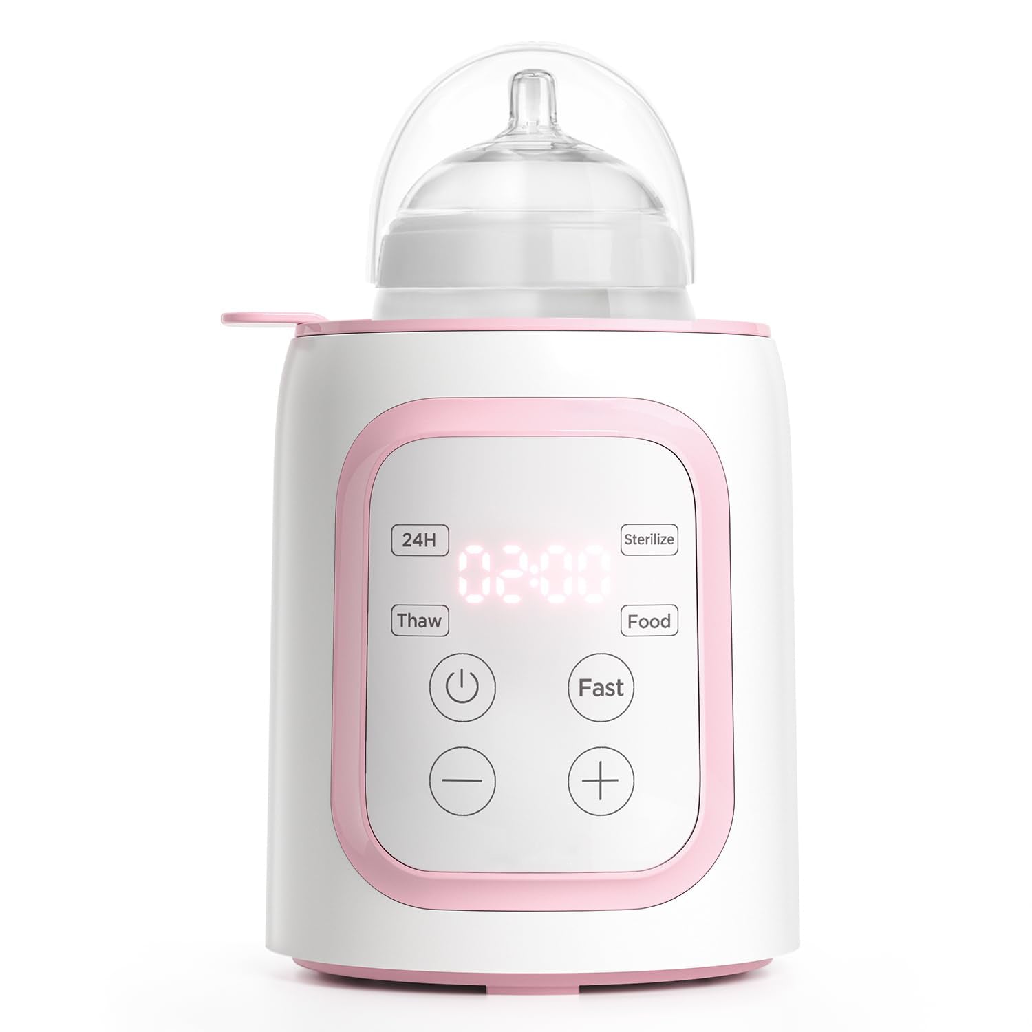 8-in-1 Fast Baby Bottle Warmer with Timer – Safe for Breastmilk Nutrients