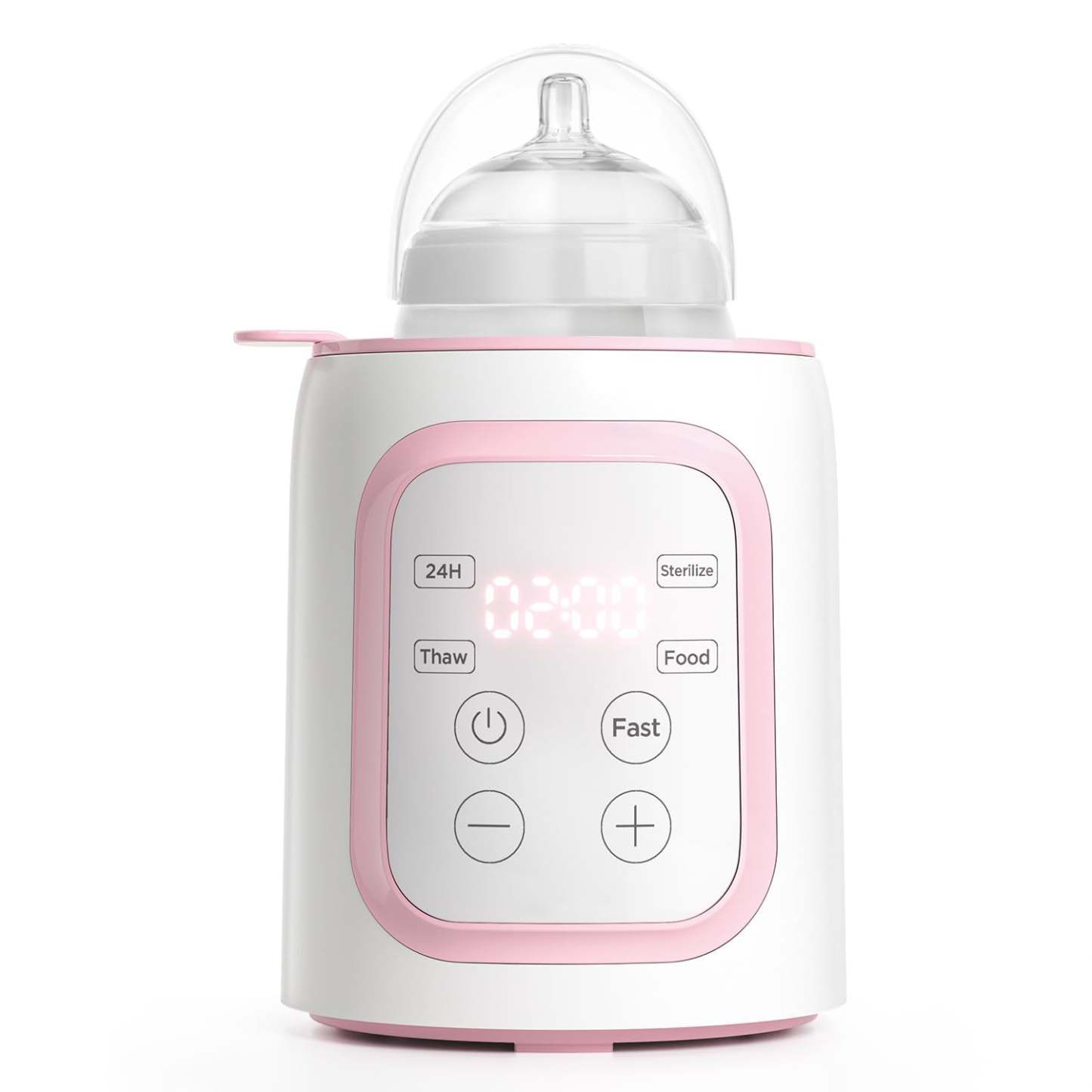 8-in-1 Fast Baby Bottle Warmer with Timer – Safe for Breastmilk Nutrients