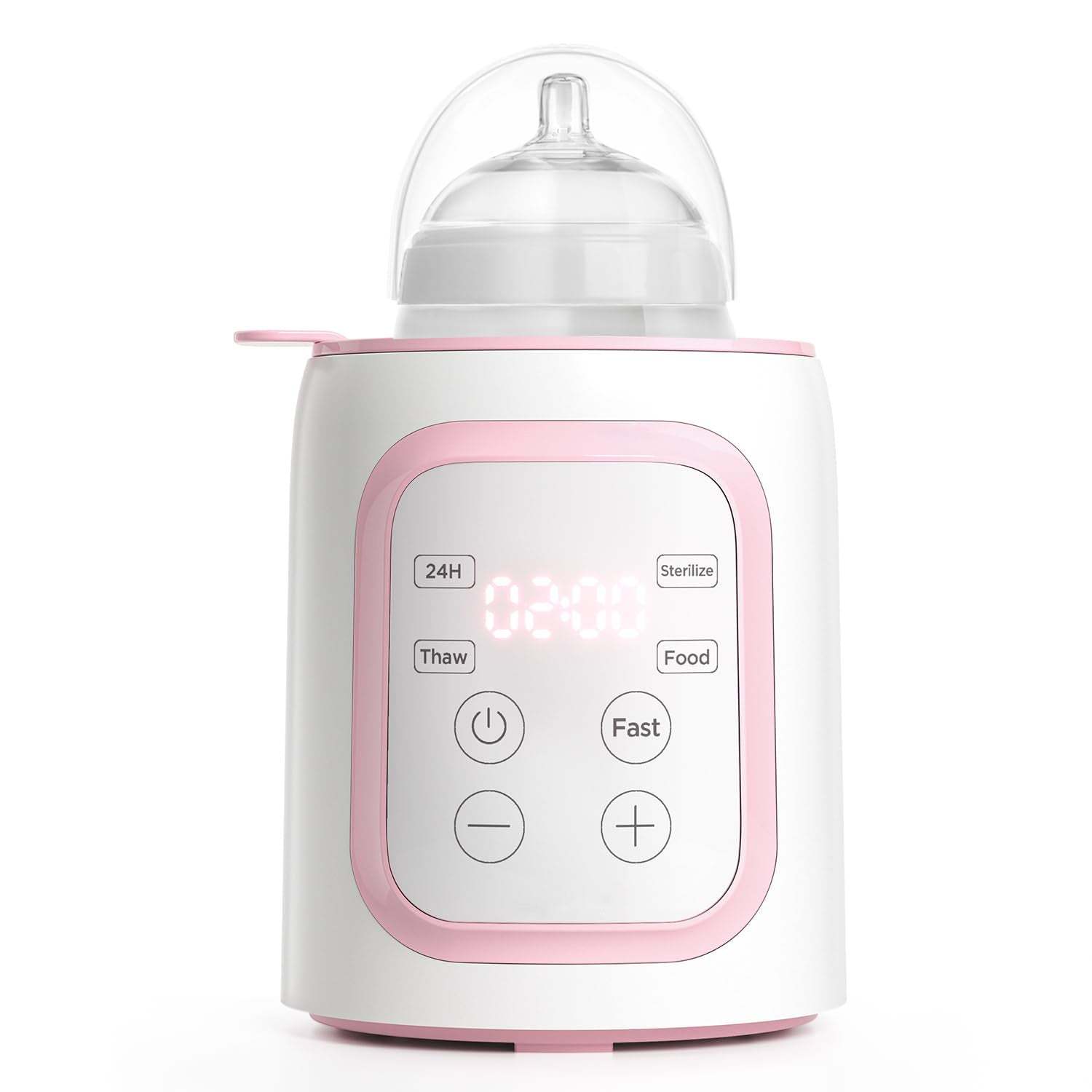 8-in-1 Fast Baby Bottle Warmer with Timer – Safe for Breastmilk Nutrients