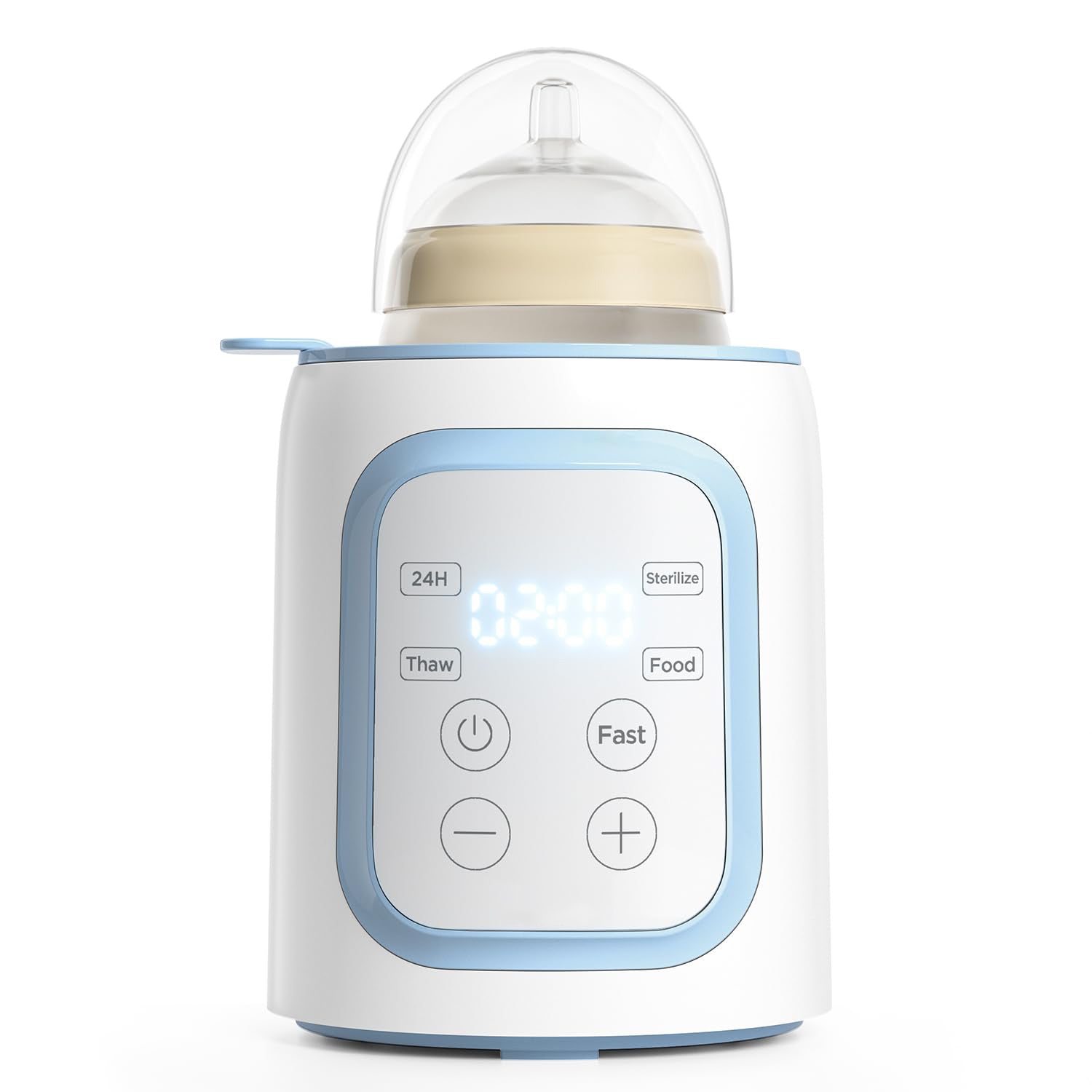 8-in-1 Fast Baby Bottle Warmer with Timer – Safe for Breastmilk Nutrients