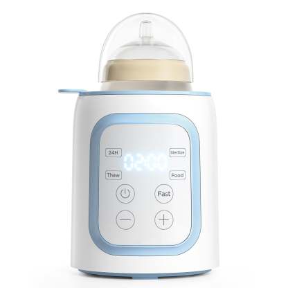 8-in-1 Fast Baby Bottle Warmer with Timer – Safe for Breastmilk Nutrients