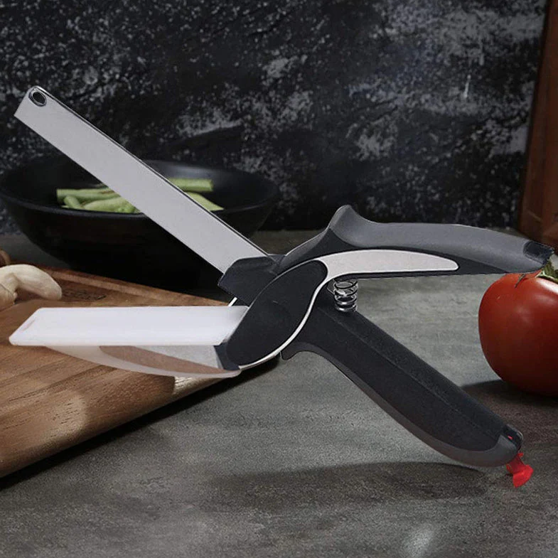 Kitchen Scissors – Multifunction 2-in-1 Fruit Vegetable Meat Scissor