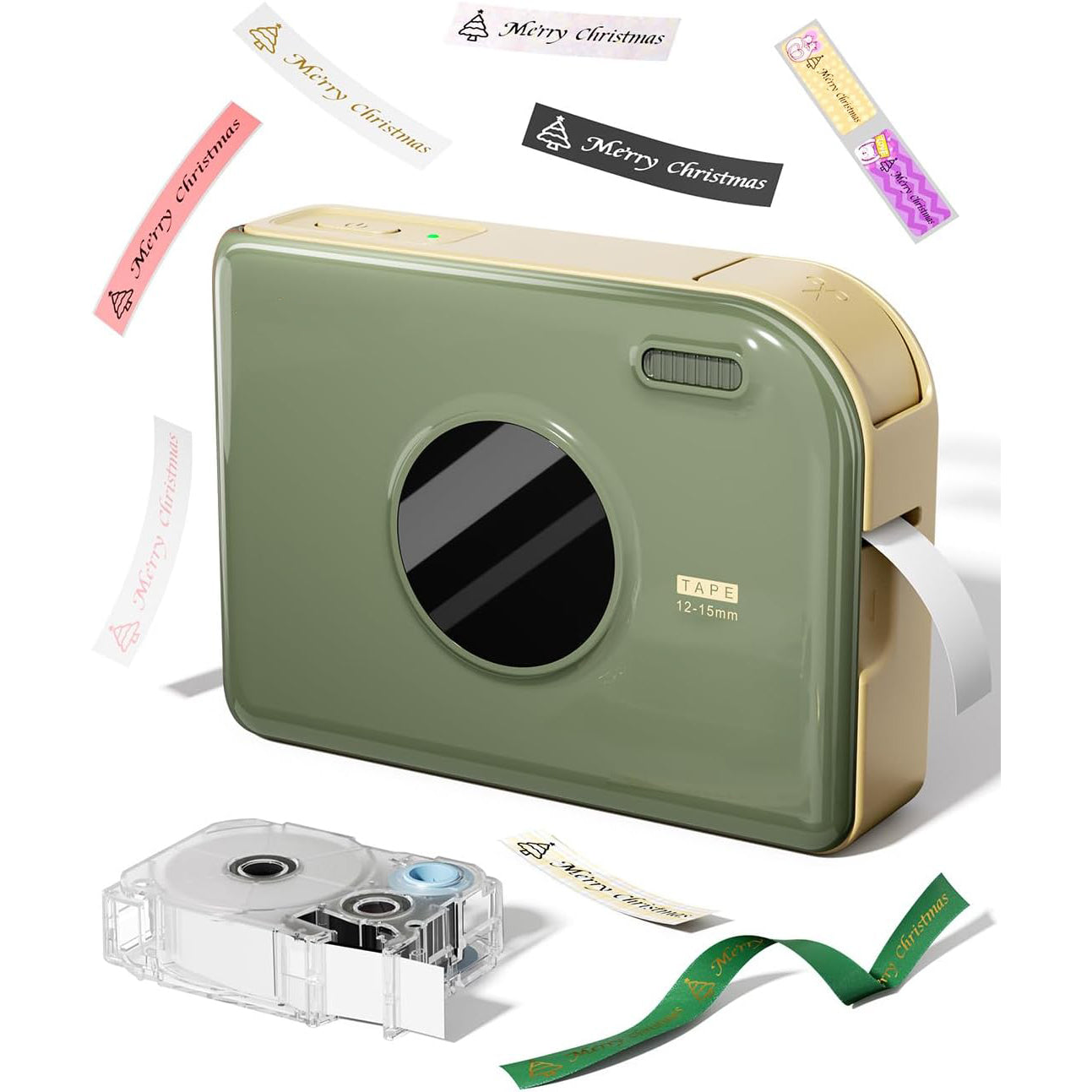 Label Maker Machine – Mini Bluetooth Portable Color Text Label Printer