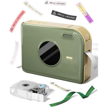 Label Maker Machine – Mini Bluetooth Portable Color Text Label Printer