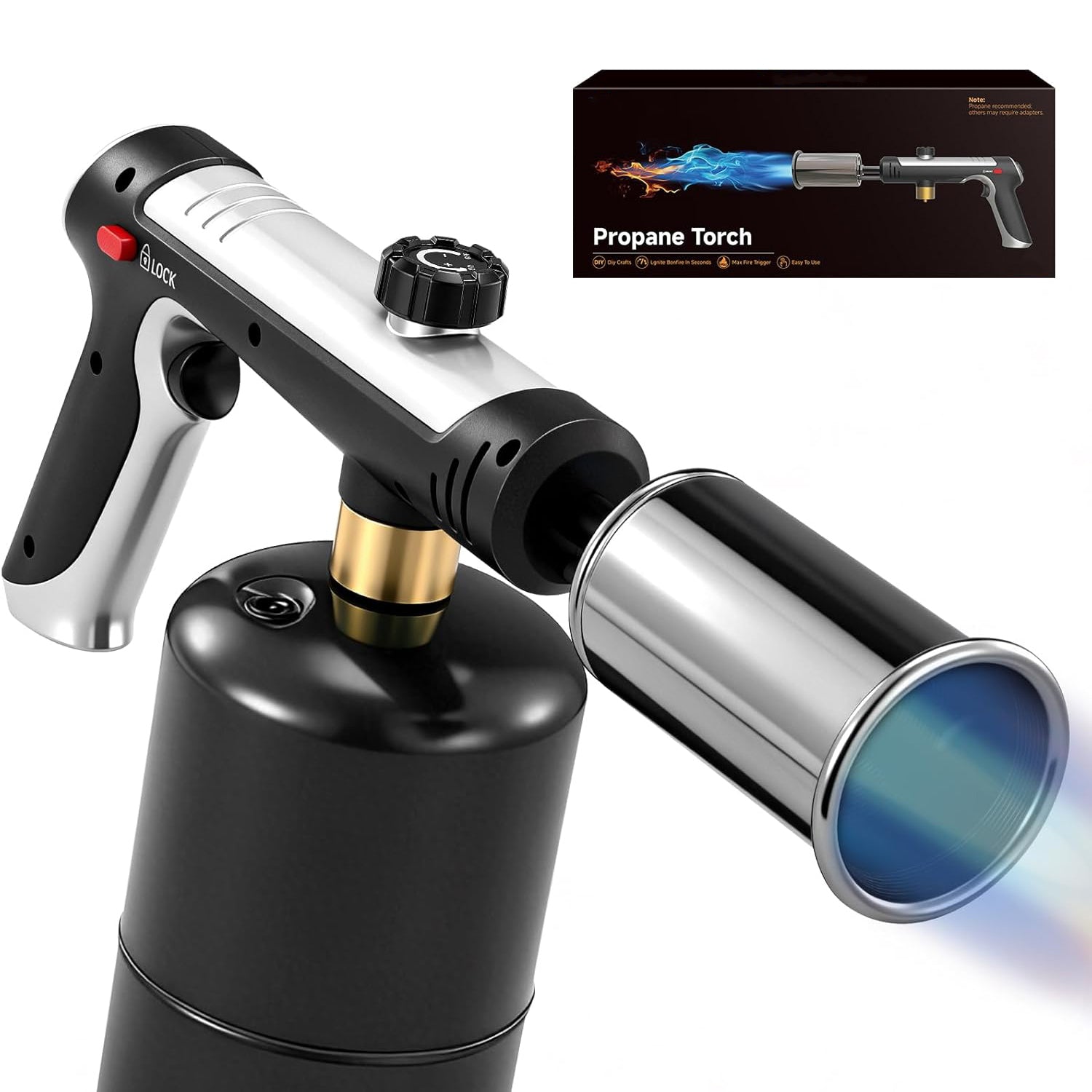 Adjustable Flame Propane Torch