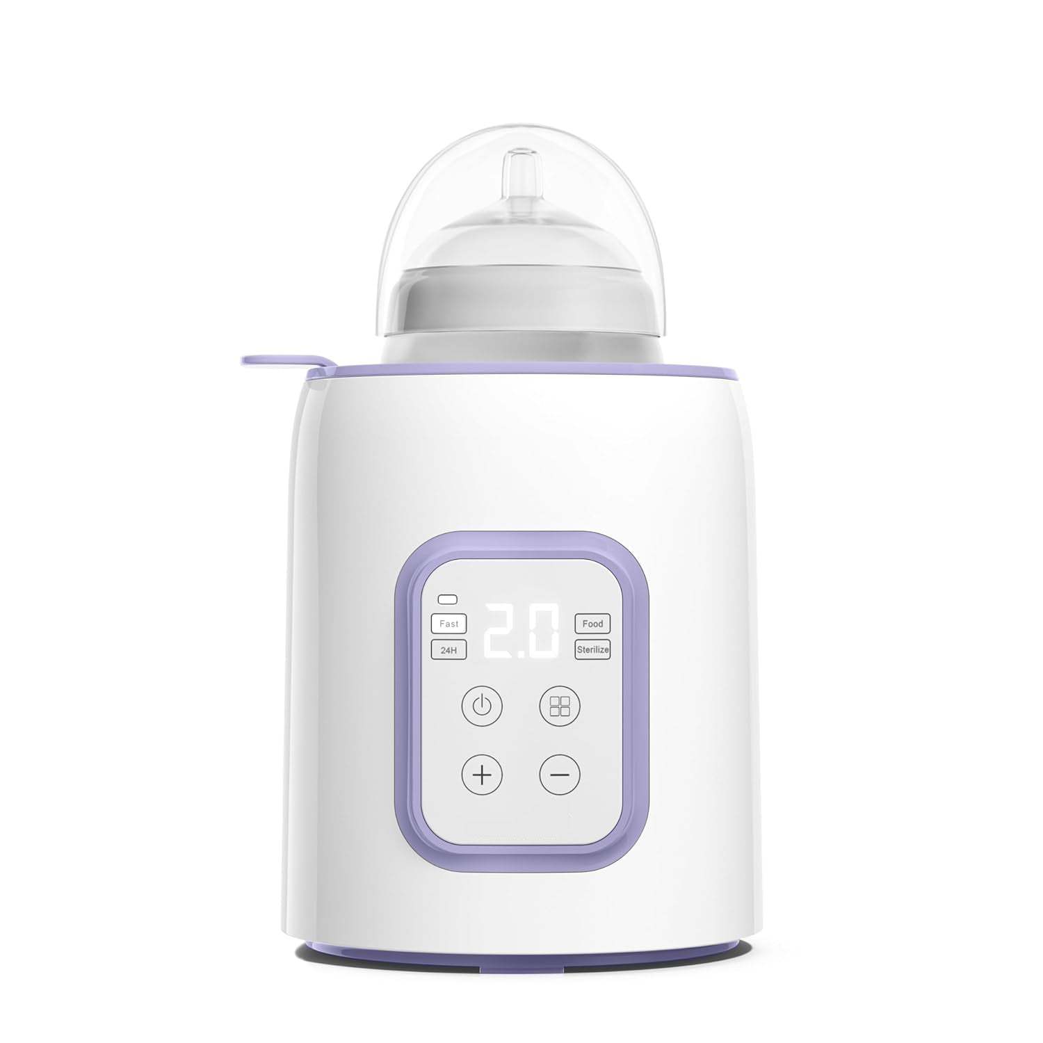 8-in-1 Fast Baby Bottle Warmer with Timer – Safe for Breastmilk Nutrients
