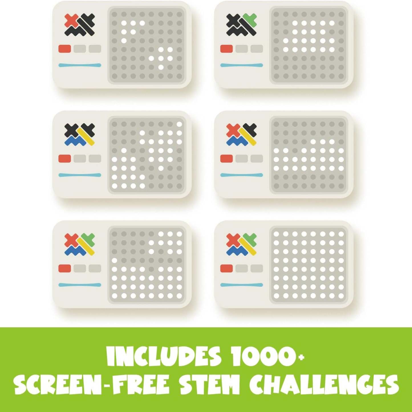 Super Puzzles STEM Toy – Pattern Matching Brain Game with 1000+ Challenges