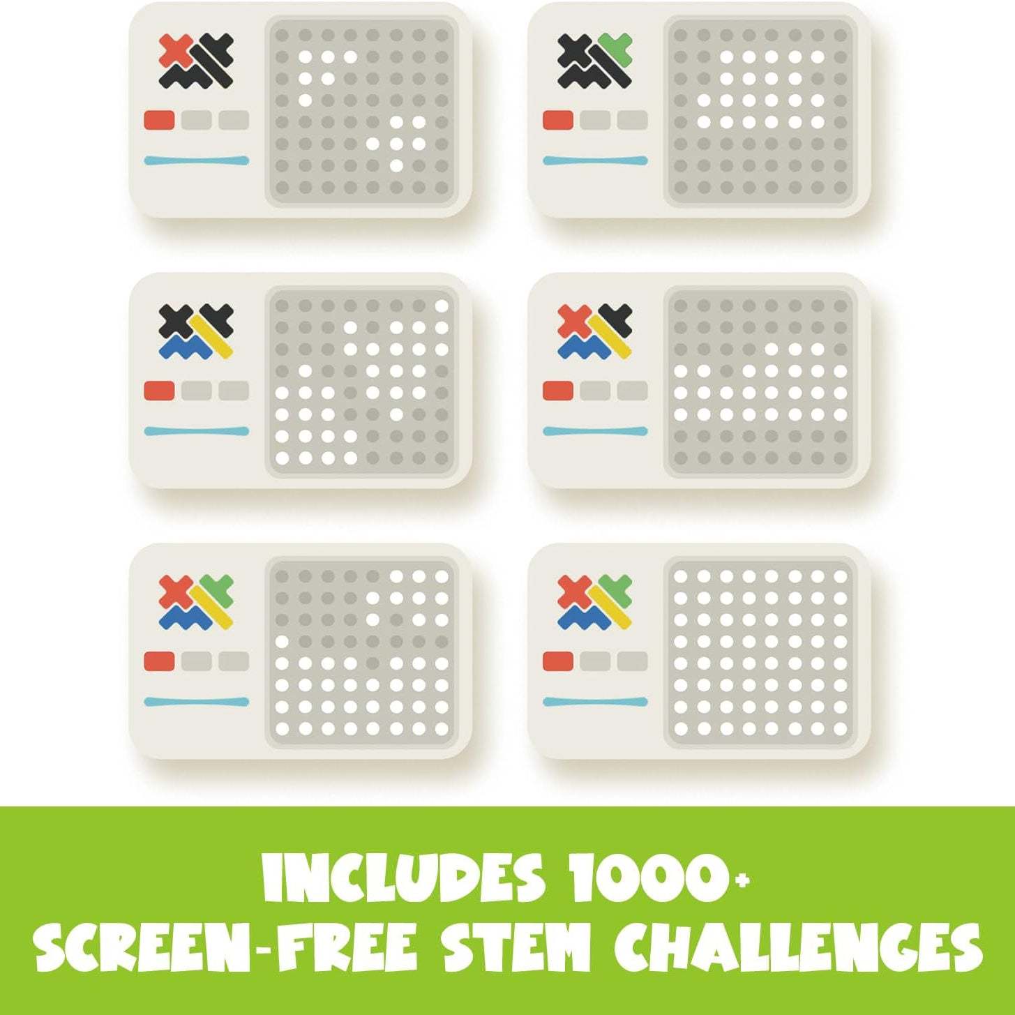 Super Puzzles STEM Toy – Pattern Matching Brain Game with 1000+ Challenges