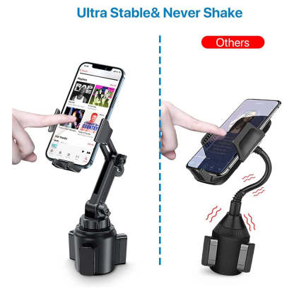 Car Cup Holder Phone Mount | Universal Adjustable Long Neck Design