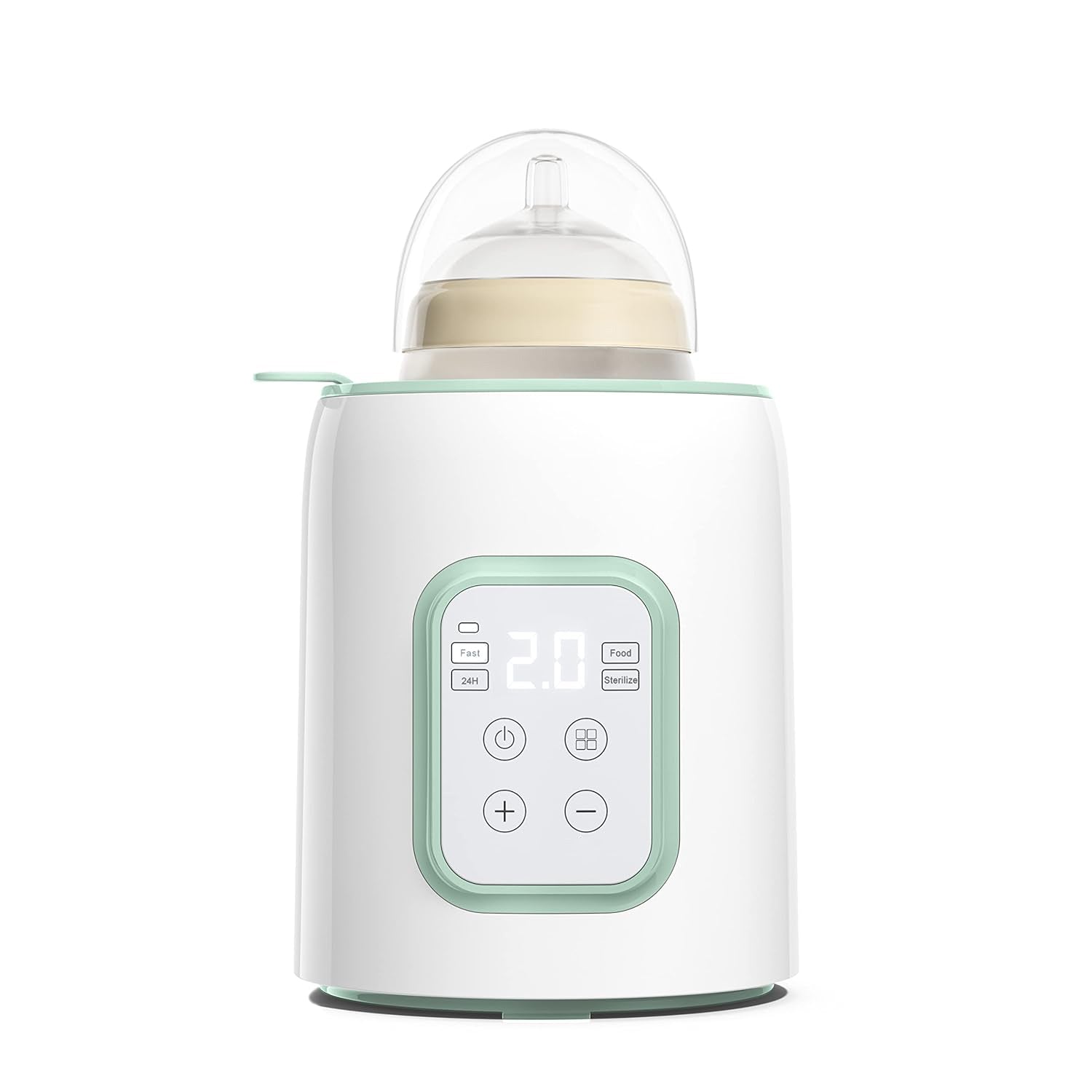 8-in-1 Fast Baby Bottle Warmer with Timer – Safe for Breastmilk Nutrients