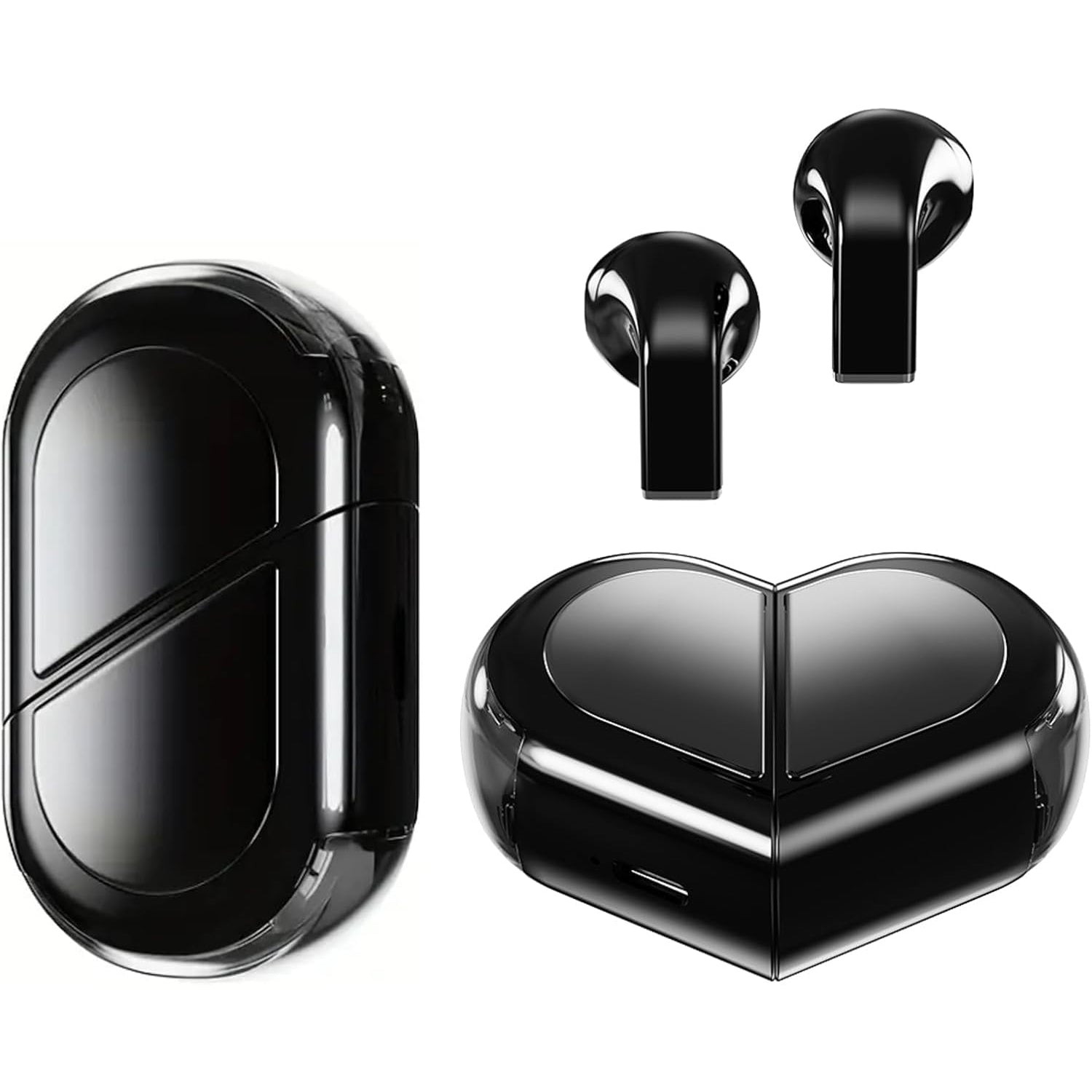 Heart Wireless Earbuds – Cute Mini Bluetooth Earbuds for Girls and Kids