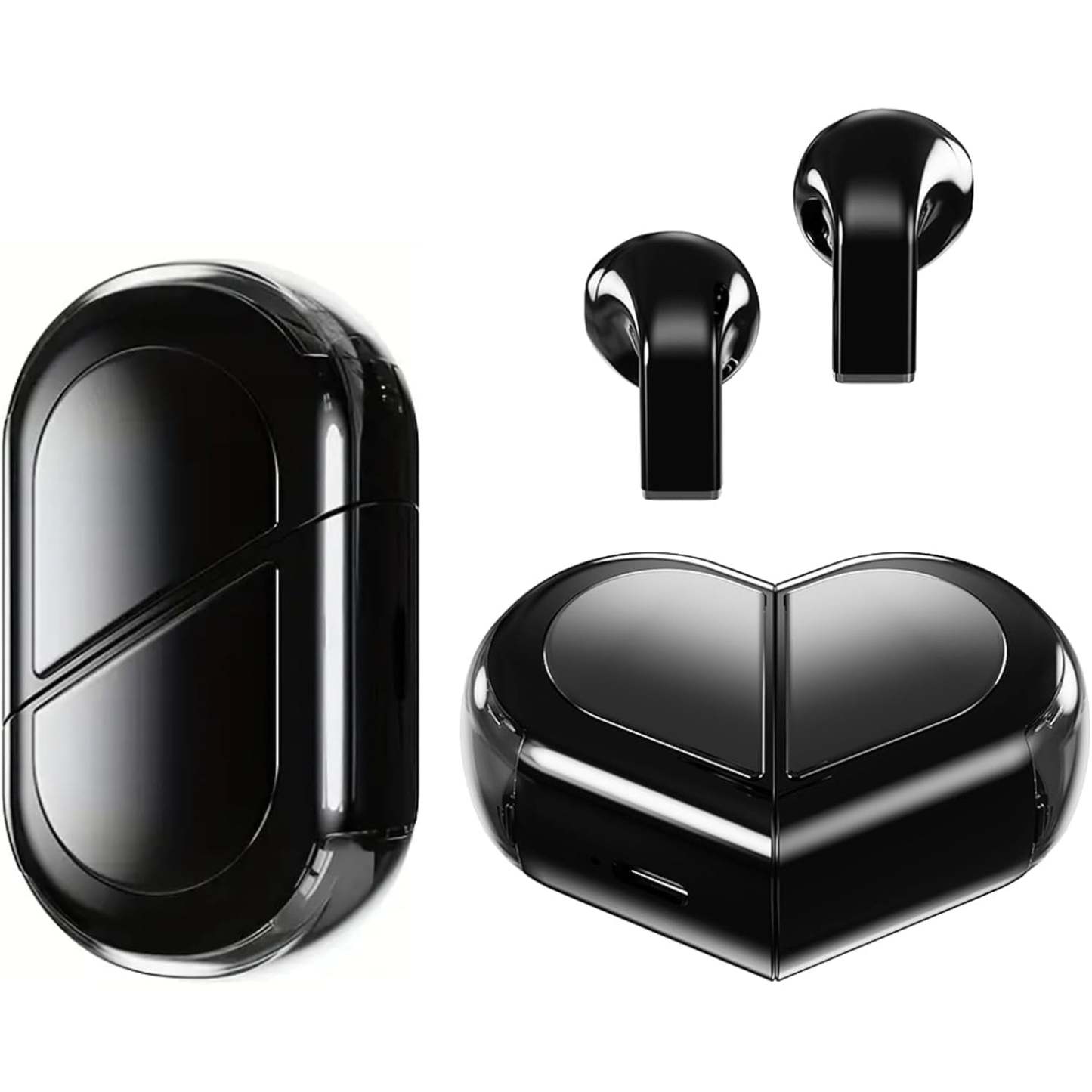 Heart Wireless Earbuds – Cute Mini Bluetooth Earbuds for Girls and Kids