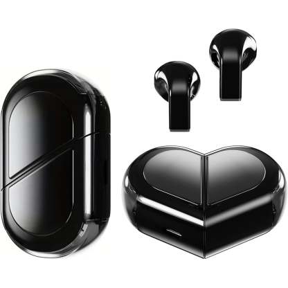 Heart Wireless Earbuds – Cute Mini Bluetooth Earbuds for Girls and Kids