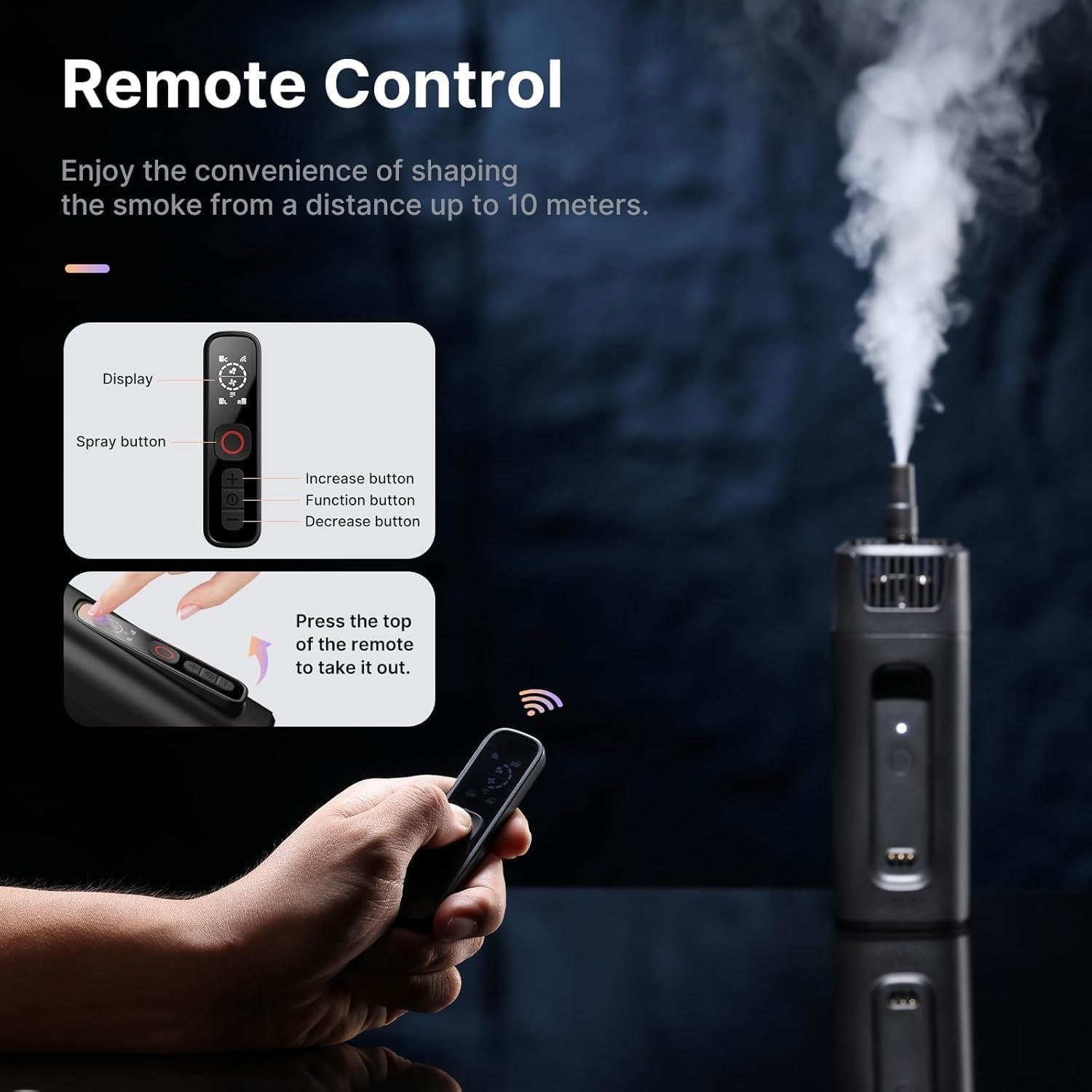 Ace Fog Machine – Portable Handheld Fogger with Remote Control