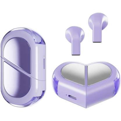 Heart Wireless Earbuds – Cute Mini Bluetooth Earbuds for Girls and Kids