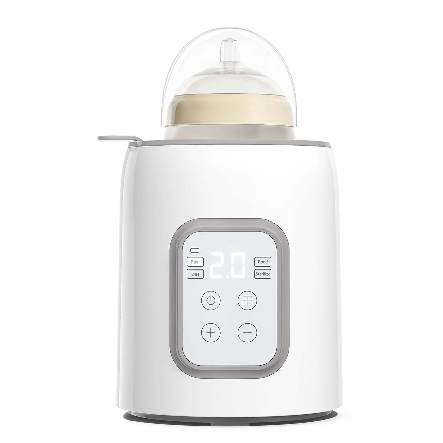 8-in-1 Fast Baby Bottle Warmer with Timer – Safe for Breastmilk Nutrients