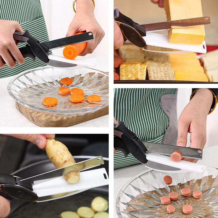Kitchen Scissors – Multifunction 2-in-1 Fruit Vegetable Meat Scissor