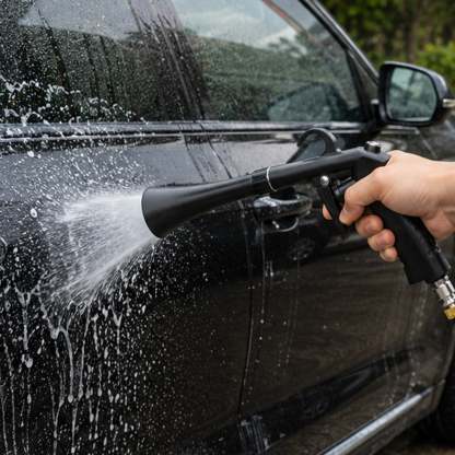 High-pressure car cleaning gun