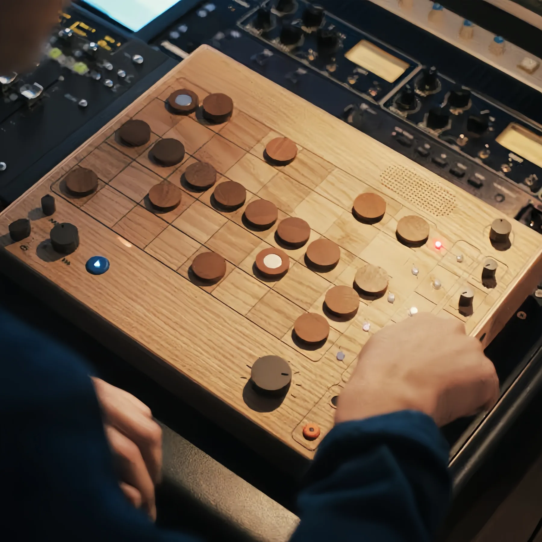 Magnetic Grid Drum Machine & Sampler