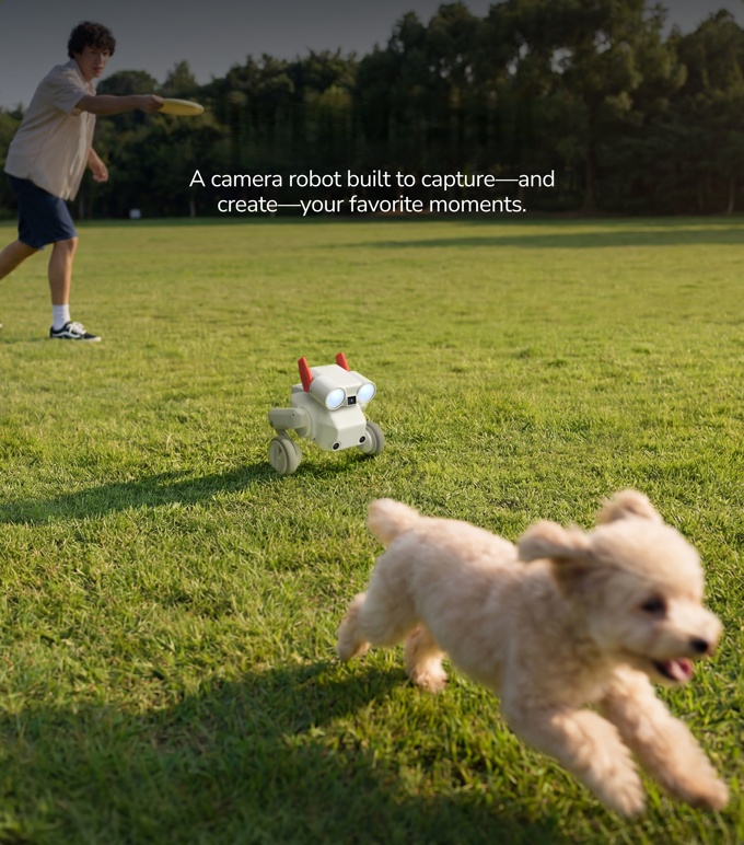 All-Terrain AI Camera Robot – Smart Auto-Following 4K Adventure Companion
