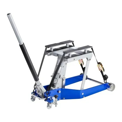 Heavy-Duty Aluminum Motorcycle & ATV Lift — 1,500 lb Hydraulic-Style Service Jack