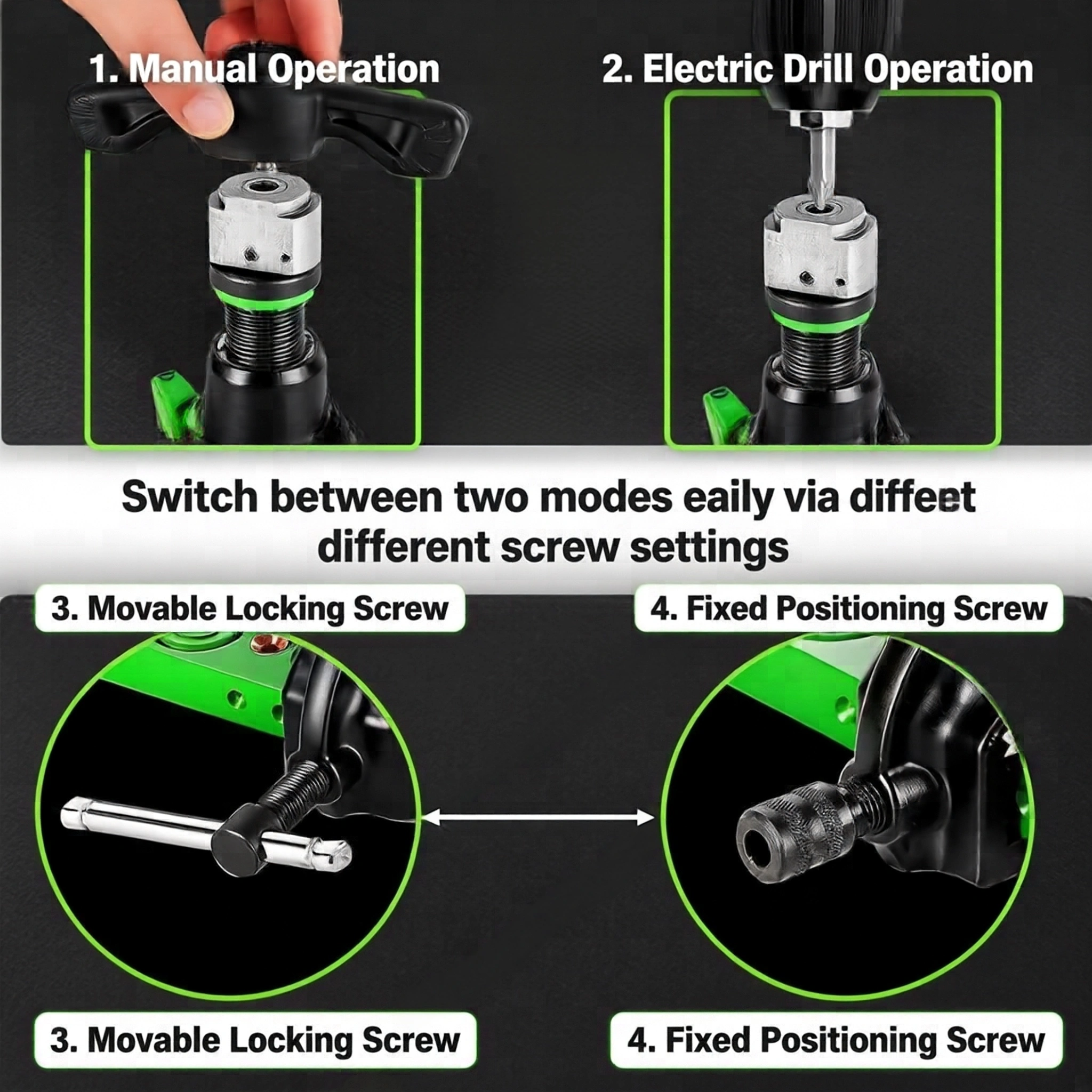 Manual Eccentric Flaring Tool Kit for Copper Tubing and HVAC Refrigeration Repair