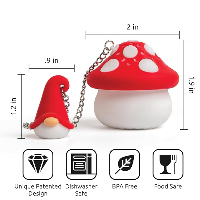 Cute Tea Infuser - Loose Tea Infuser (Loch Ness Monster, Cat, Mushroom, etc.)