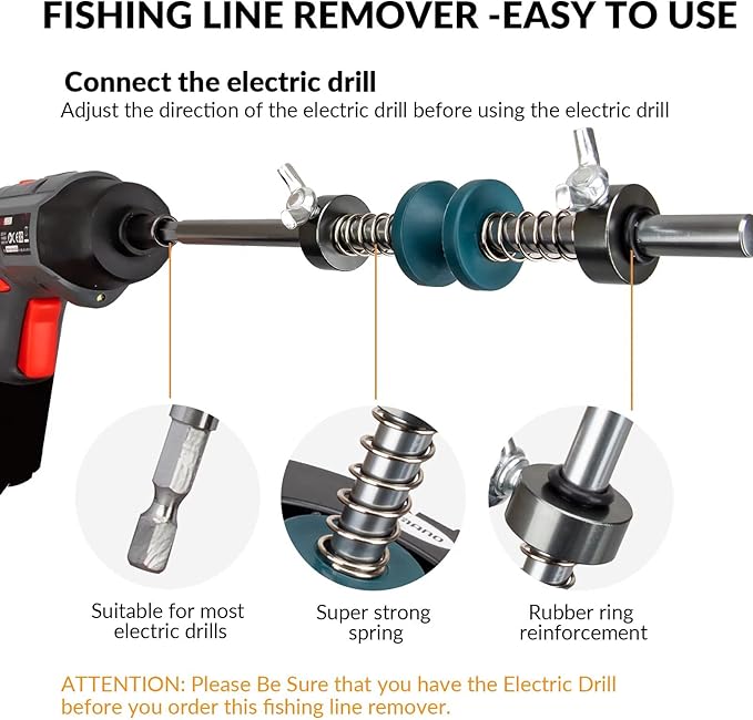 Fishing Line Spooler — Adjustable Portable Line Winder Tool