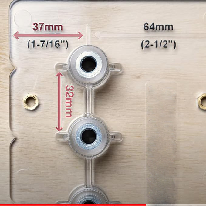 Shelf Pin Hole Jig — Cabinet Shelf Drilling Guide Tool