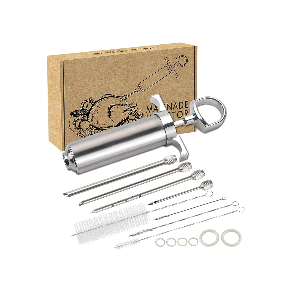 Stainless Steel Meat Syringe Set