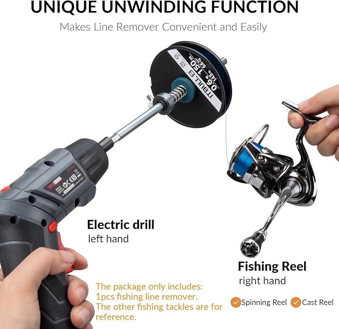 Fishing Line Spooler — Adjustable Portable Line Winder Tool