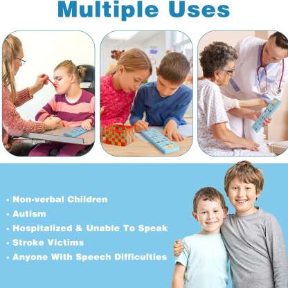 Autism Communication Aid, Non-Verbal Communication Tool, Speech Therapy & Stroke Rehabilitation Device