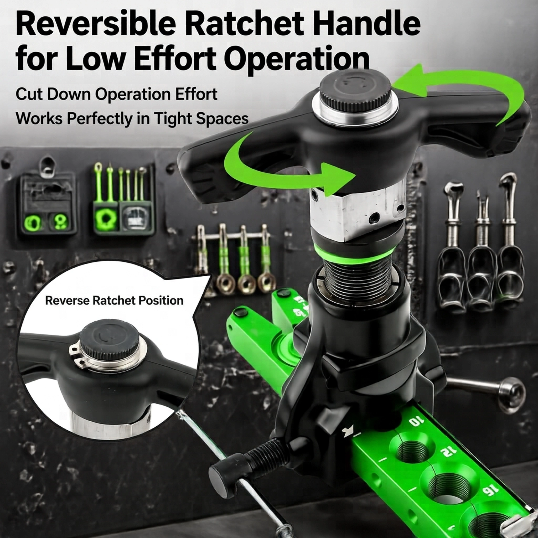 Manual Eccentric Flaring Tool Kit for Copper Tubing and HVAC Refrigeration Repair