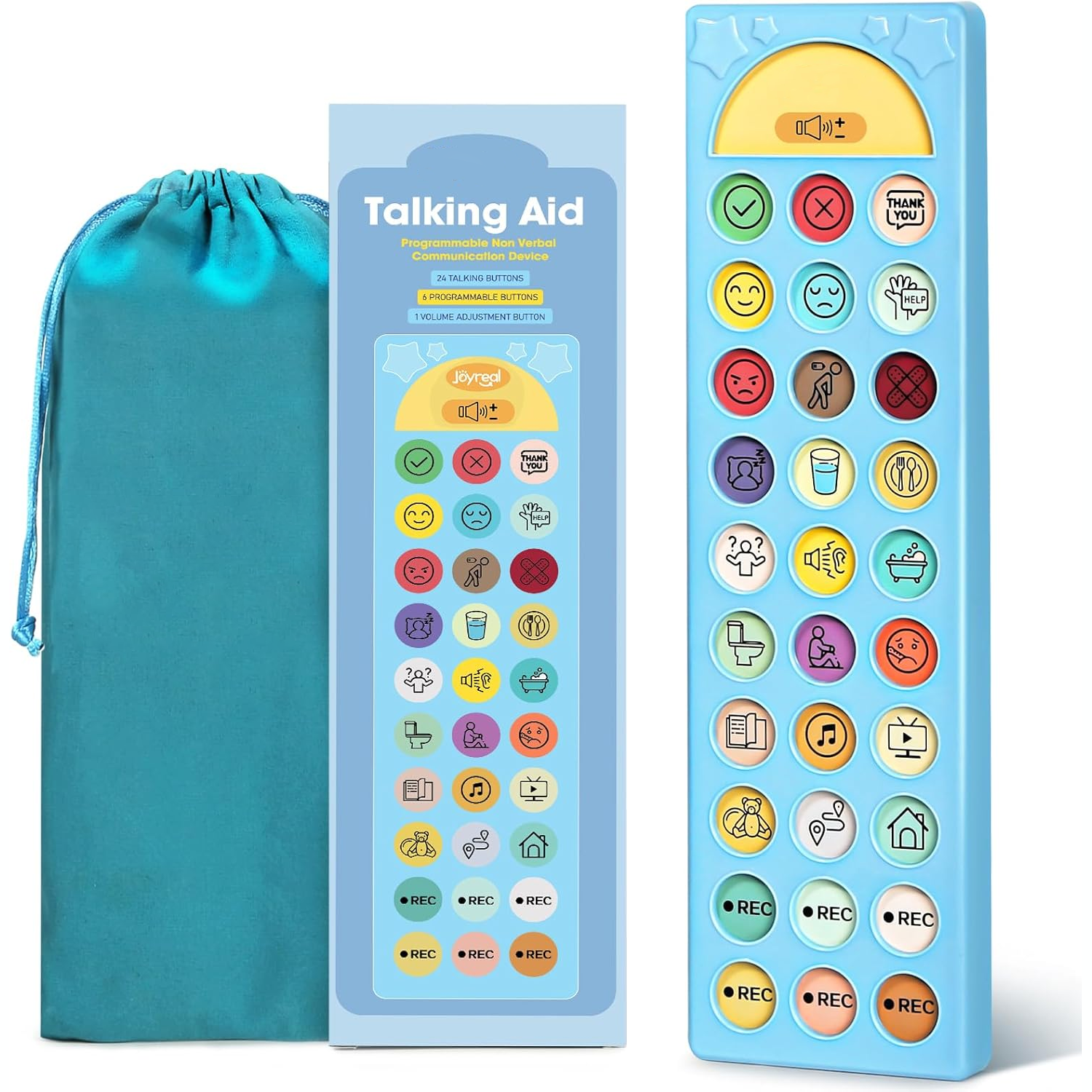 Autism Communication Aid, Non-Verbal Communication Tool, Speech Therapy & Stroke Rehabilitation Device