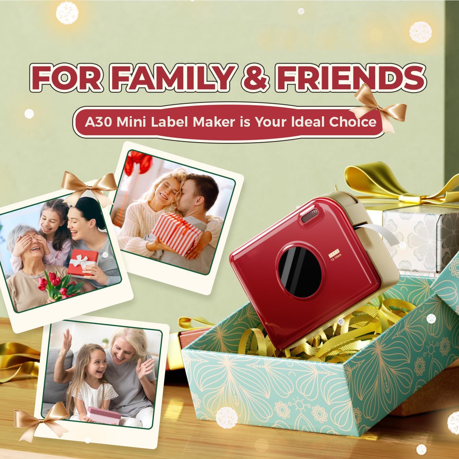 Label Maker Machine – Mini Bluetooth Portable Color Text Label Printer