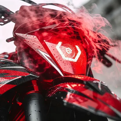 Hexagonal LED Motorcycle Headlight Upgrade Kit for Off-Road Riding