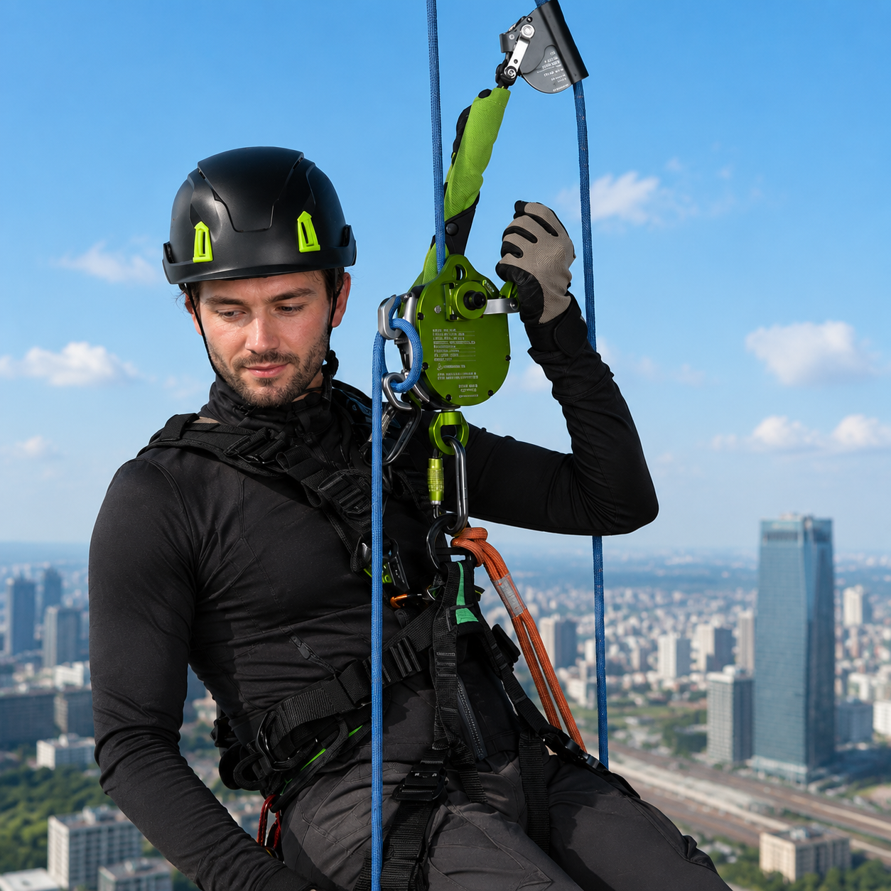 Professional Electric Rope Ascender for Climbing & Lifting