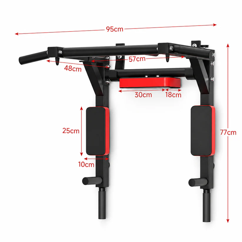 Wall-Mounted All-in-One Home Gym Training Station