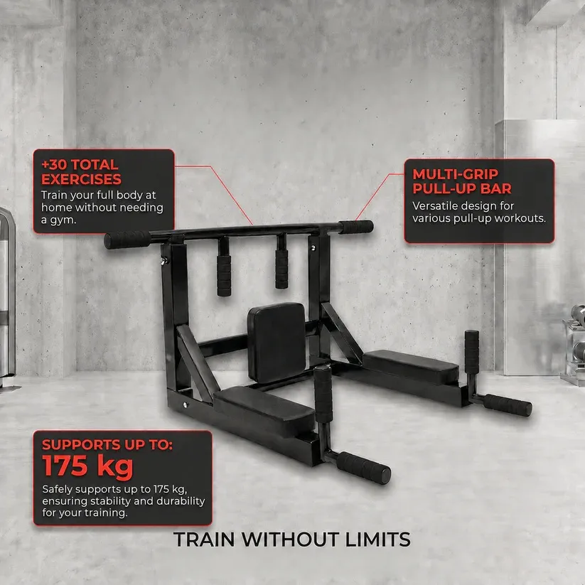 Wall-Mounted All-in-One Home Gym Training Station-360xlxt