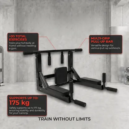 Wall-Mounted All-in-One Home Gym Training Station