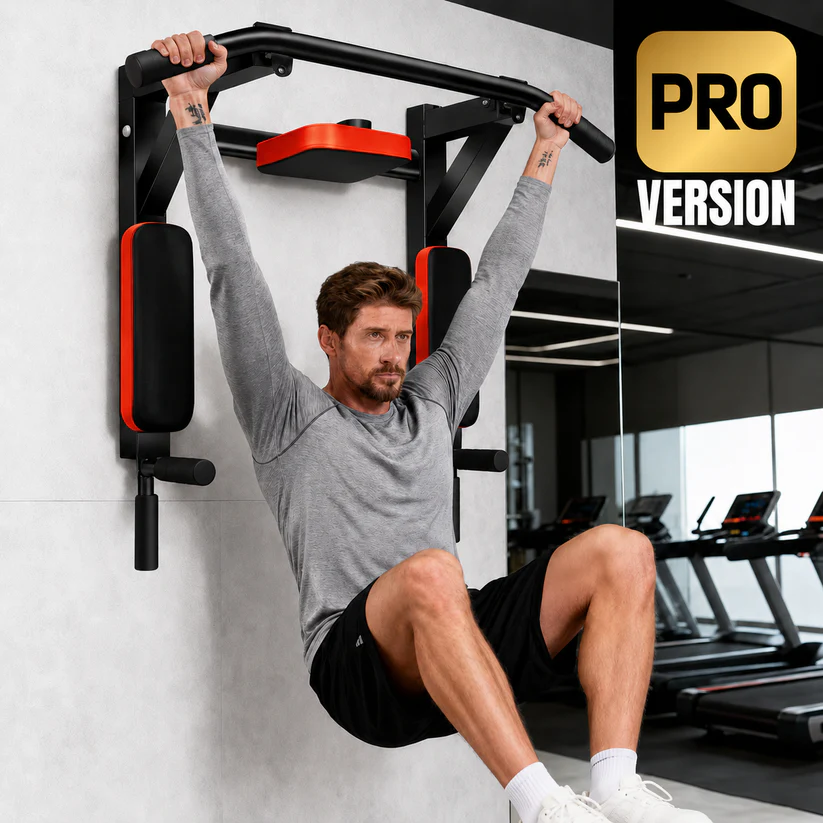 Wall-Mounted All-in-One Home Gym Training Station