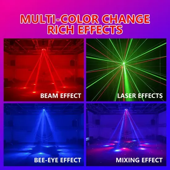 Dynamic LED Bee Eye Moving Head Party Light