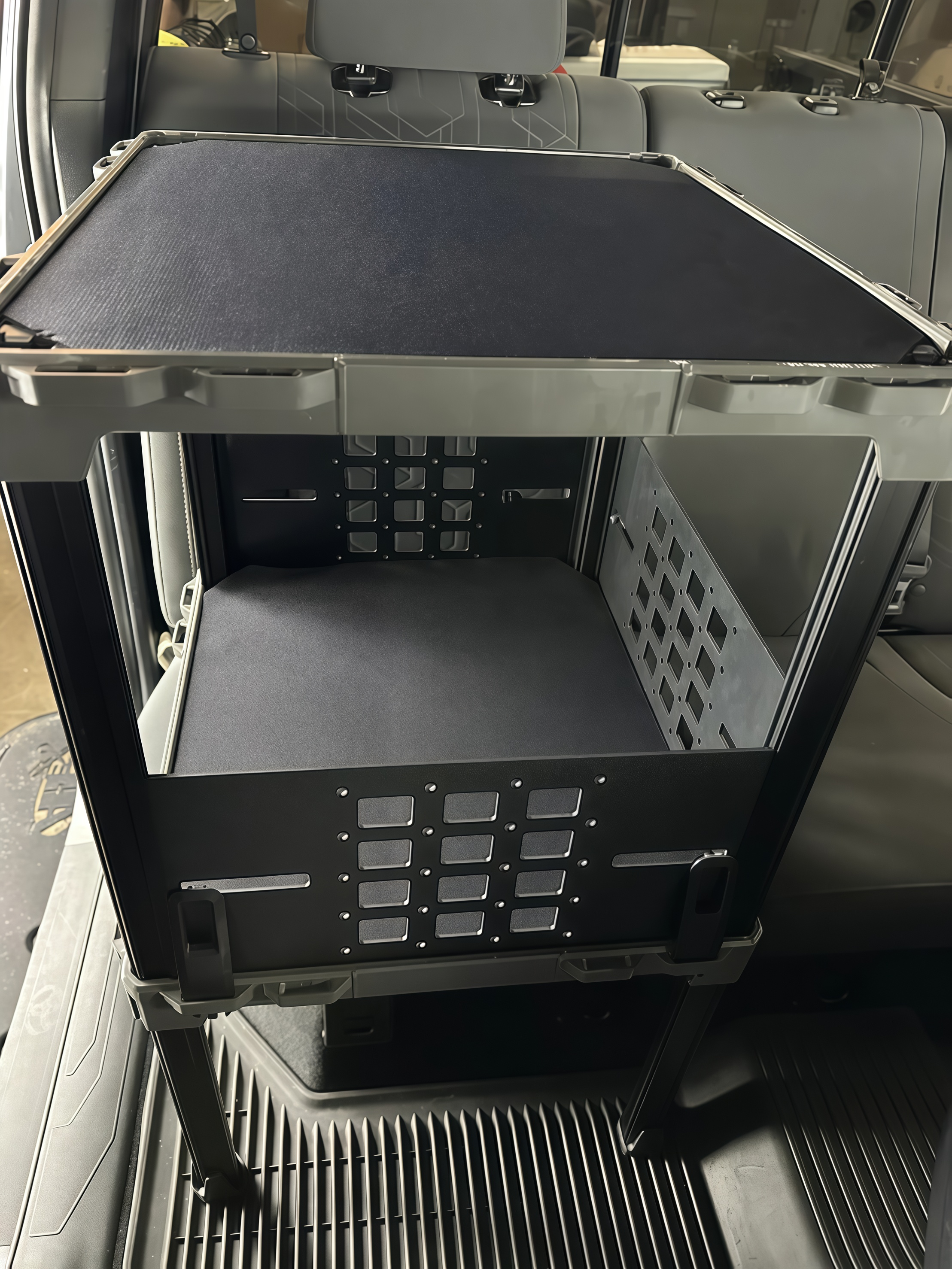 Double-Level Rear Seat Cargo Platform