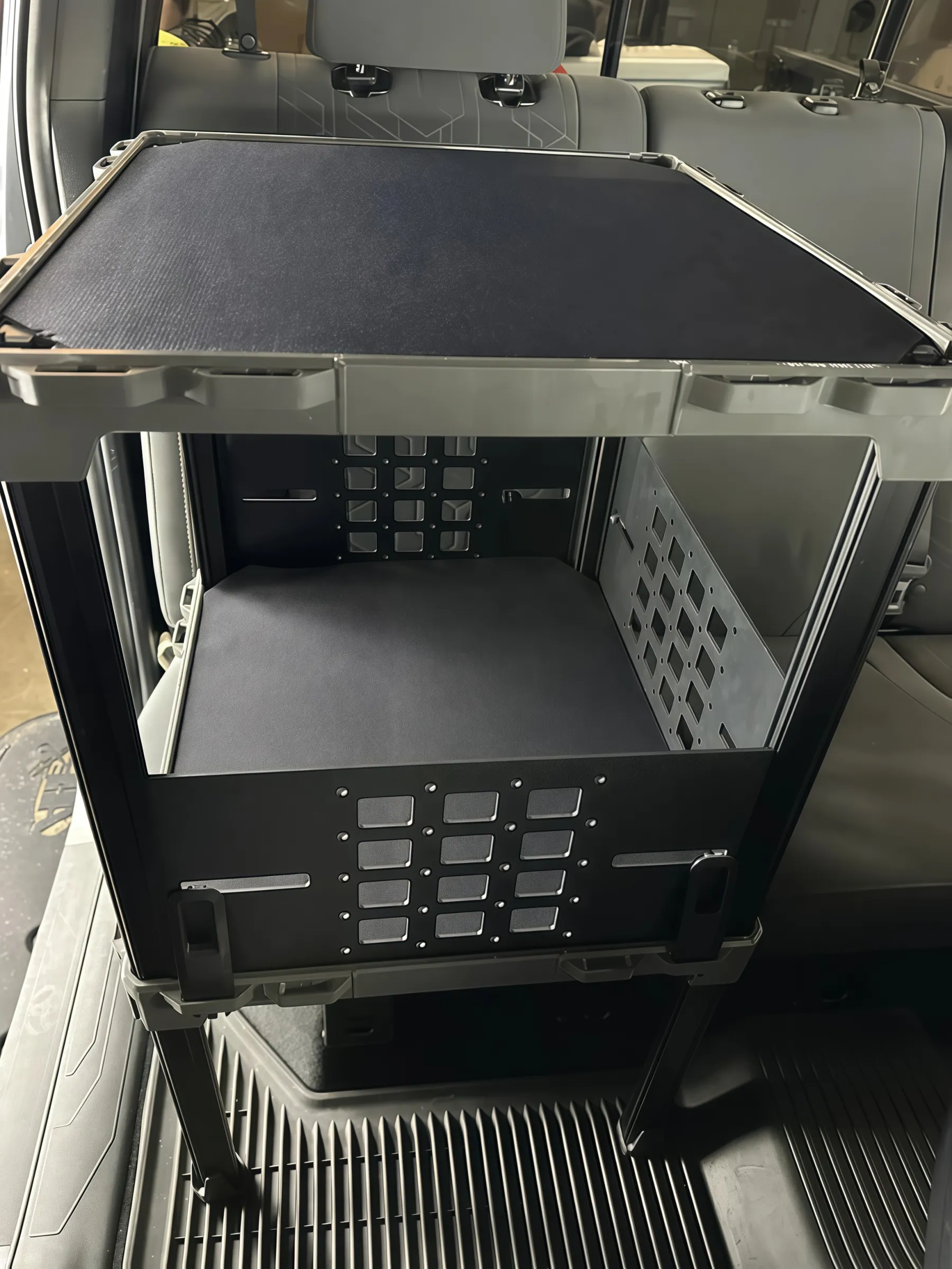Double-Level Rear Seat Cargo Platform