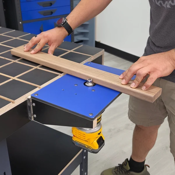Compact Trim Router Table — Phenolic Top & Aluminum T-Track
