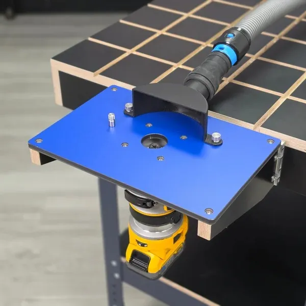 Compact Trim Router Table — Phenolic Top & Aluminum T-Track