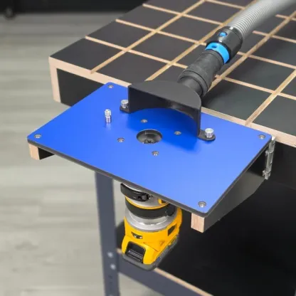 Compact Trim Router Table — Phenolic Top & Aluminum T-Track
