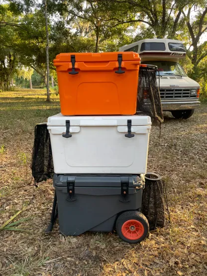 Cooler Hanging Trash Bag — Reusable Outdoor Mesh Waste Bag