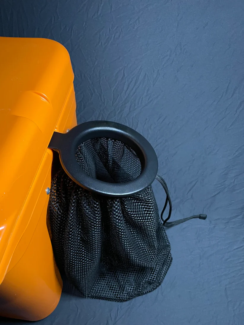 Cooler Hanging Trash Bag — Reusable Outdoor Mesh Waste Bag