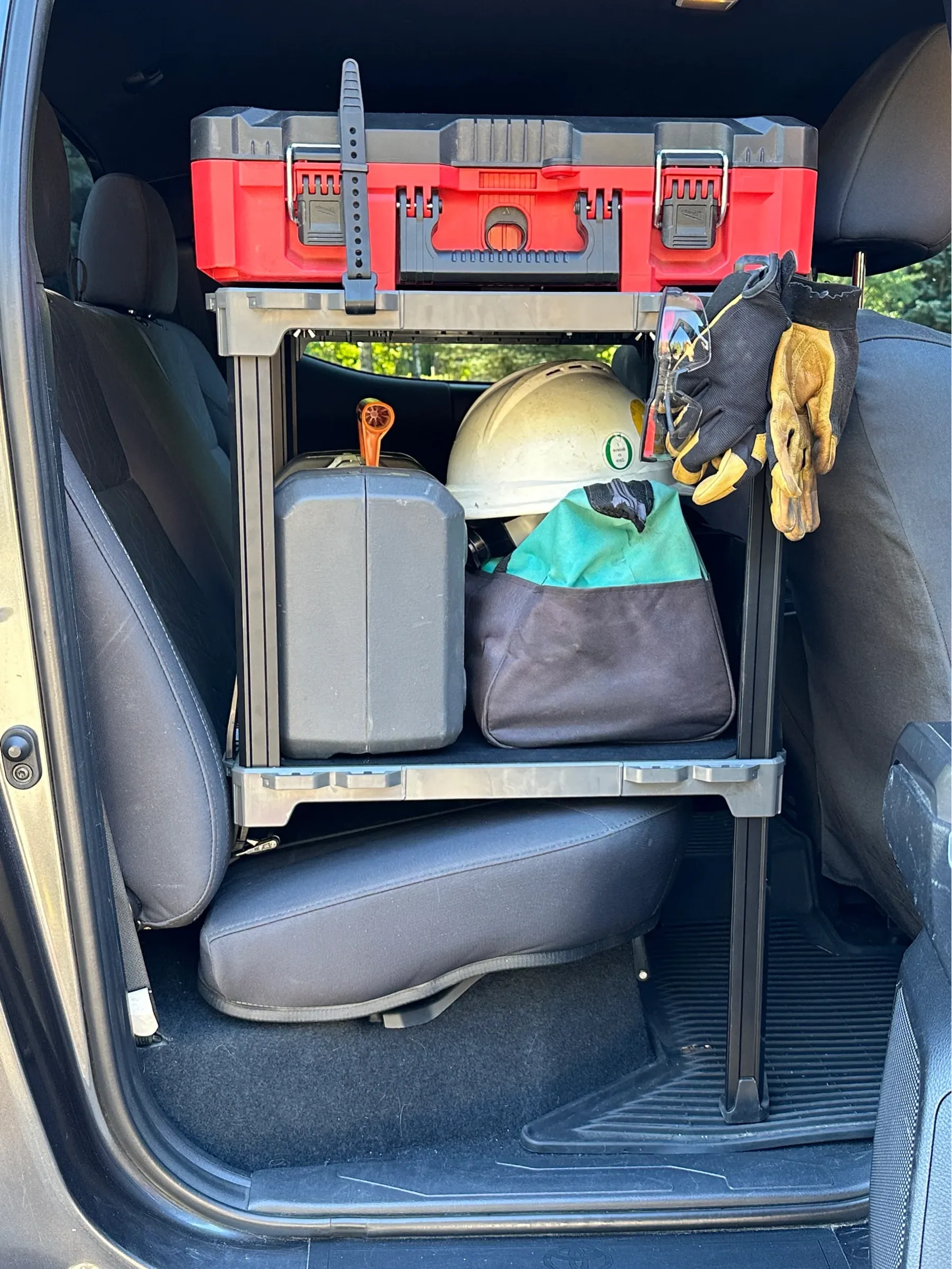 Double-Level Rear Seat Cargo Platform